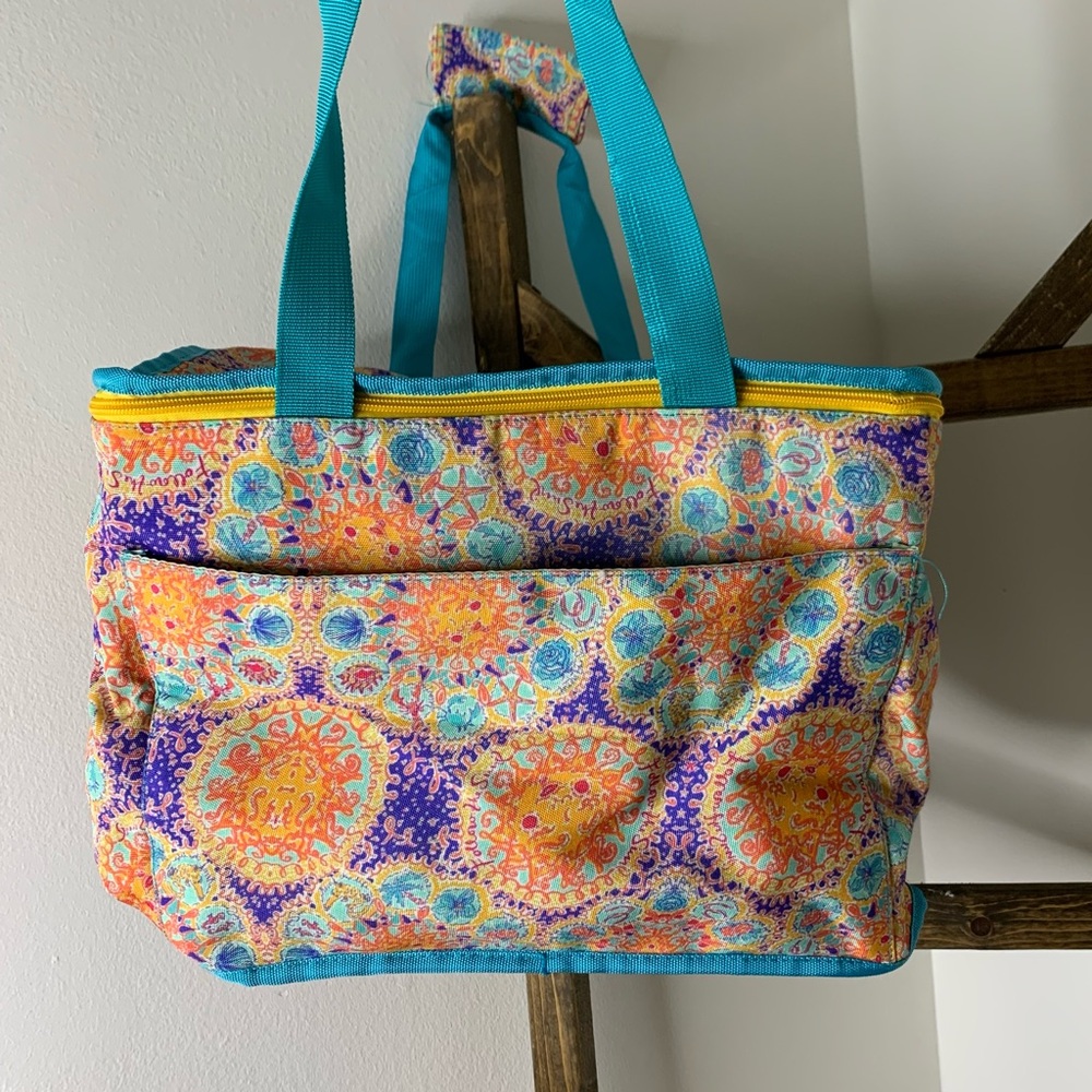 Colorful Patterned Cooler Bag